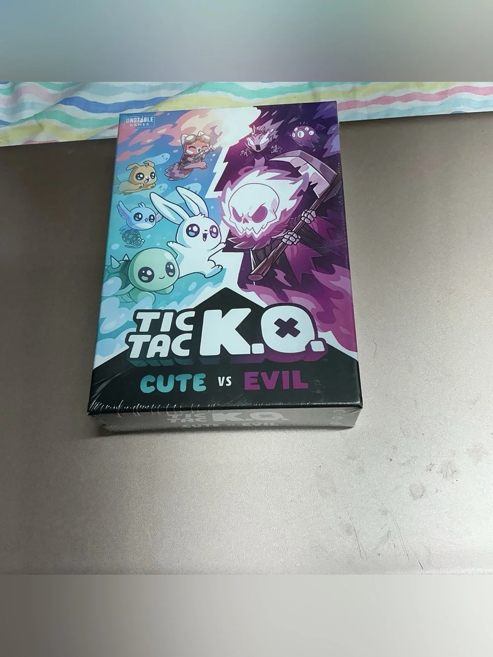 Cute vs Evil Board Game - Blue & Purple